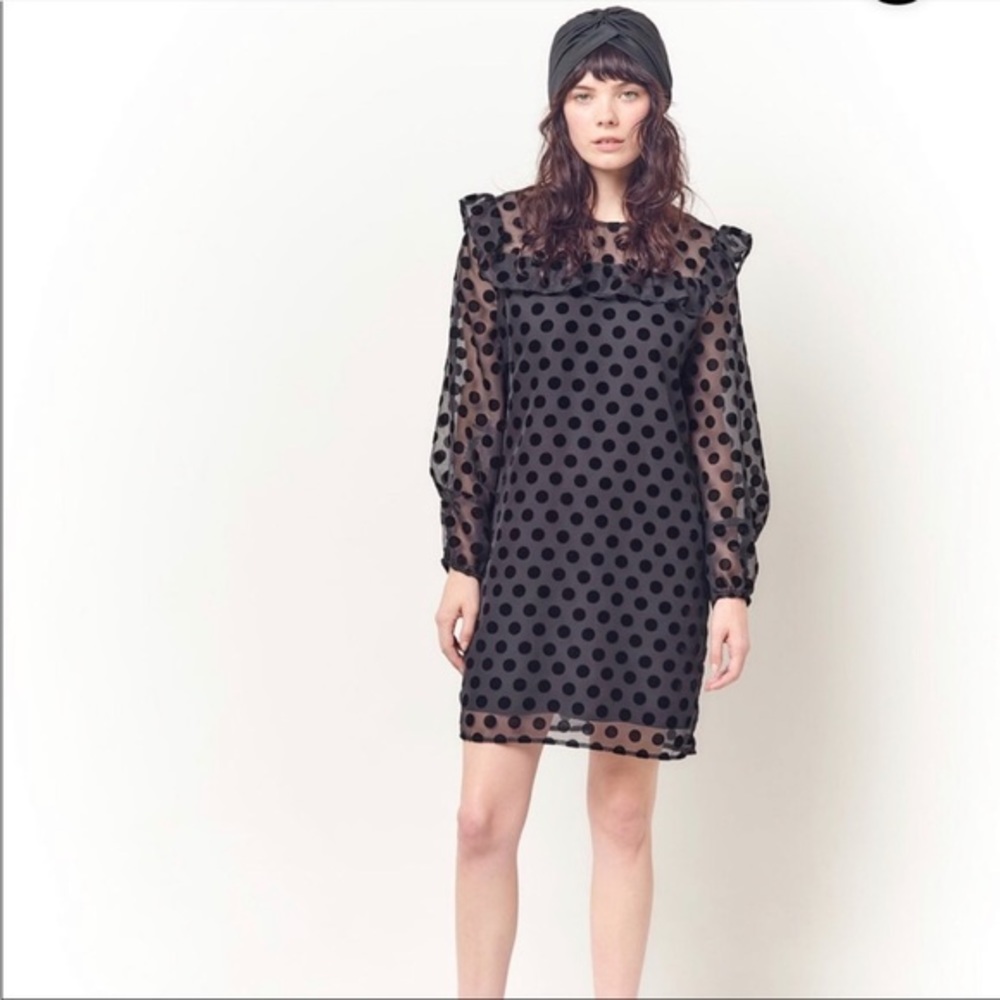 Anthropologie Corey Lynn Calter Ruffle Shift Dress